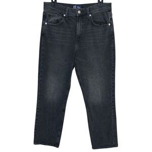 Gap Women’s High Rise Straight Jean Size 8 / 29 black wash